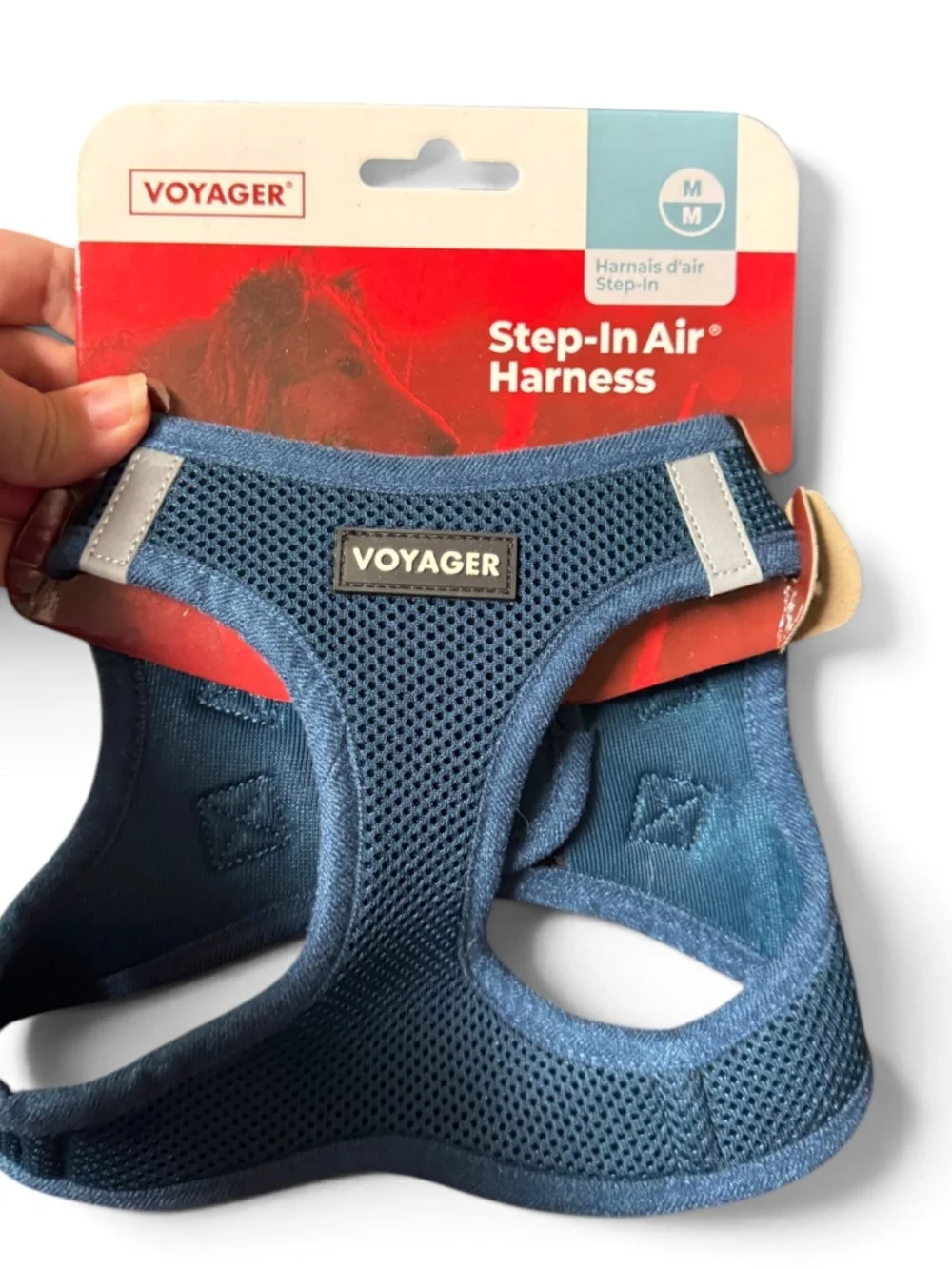 Voyager Step In Air Mesh Dog Harness Medium Navy Blue NWT
